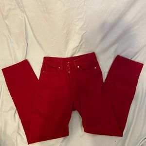 high waisted mom jeans